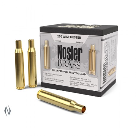 Nosler Custom Brass 270 Win (50pk)